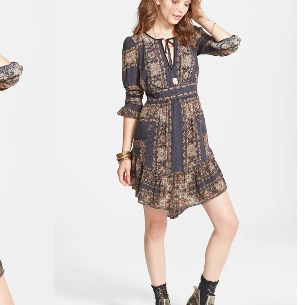 Bridgette' Print Ruffle Hem Dress
FREE PEOPLE